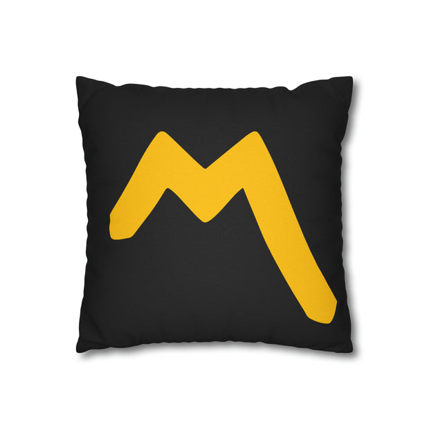 R〽️F Spun Polyester Square Pillow Case