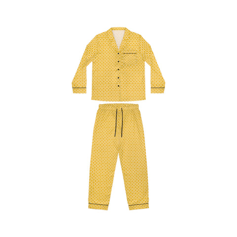 R〽️F Women's Icon Satin Yellow Pajamas