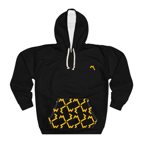 R〽️F Black Pullover Hoodie