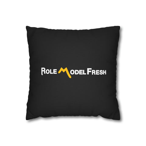 R〽️F Spun Polyester Square Pillow Case