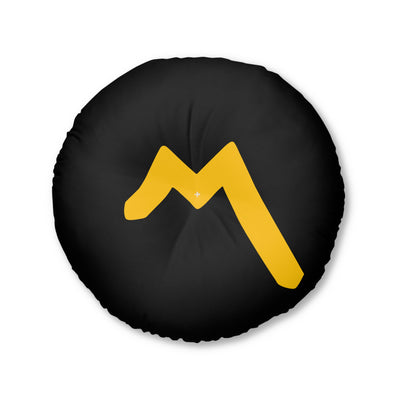 R〽️F Tufted Floor Pillow, Round