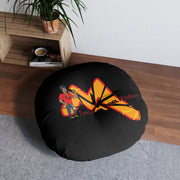 R〽️F Tufted Floor Pillow, Round