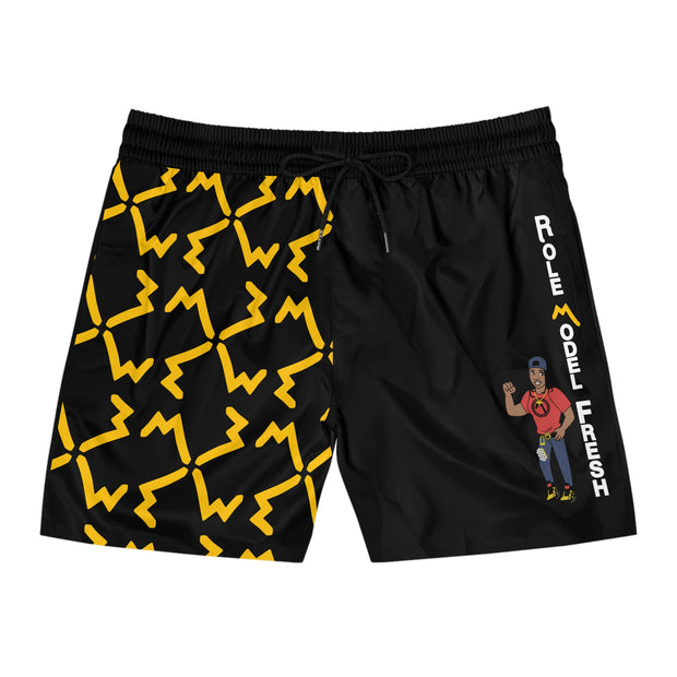 R〽️F  Mid-Length Swim Shorts