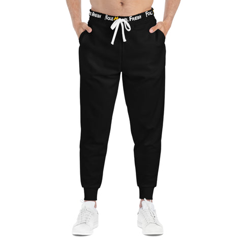 R〽️F Black Athletic Joggers