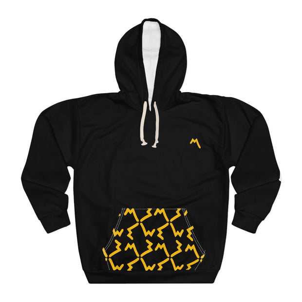 R〽️F Black Pullover Hoodie