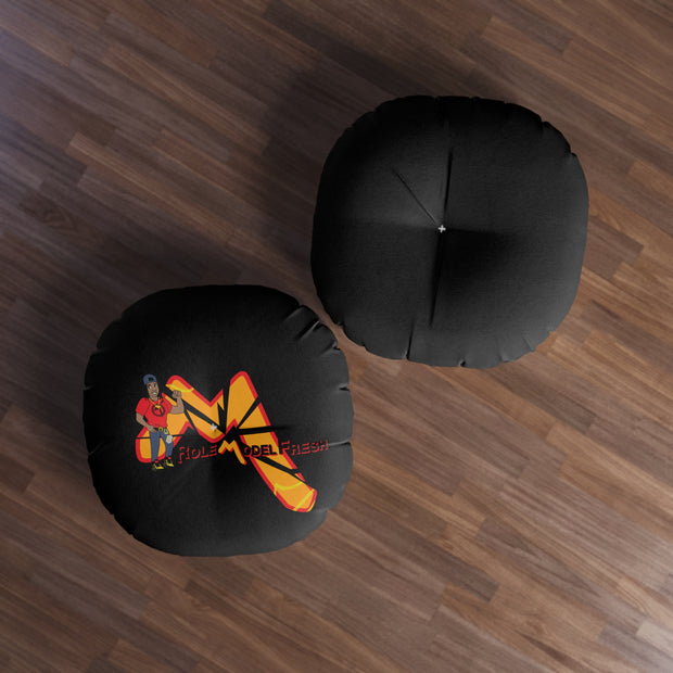 R〽️F Tufted Floor Pillow, Round