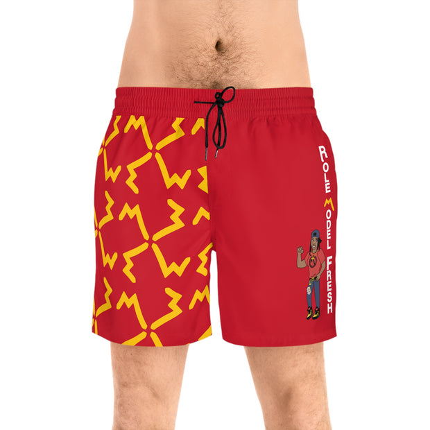 R〽️F  Mid-Length Swim Shorts