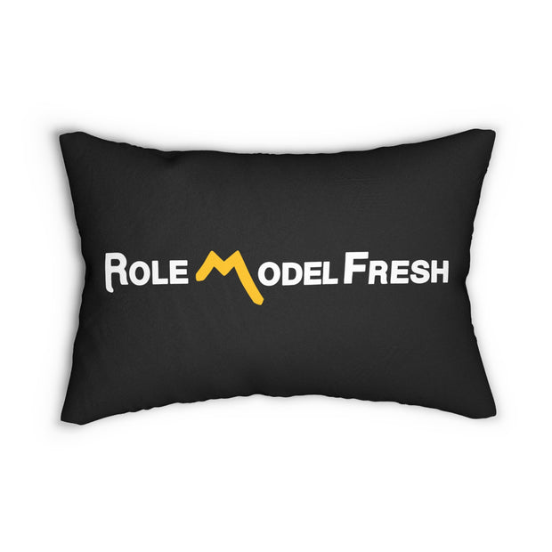 R〽️F Spun Polyester Lumbar Pillow