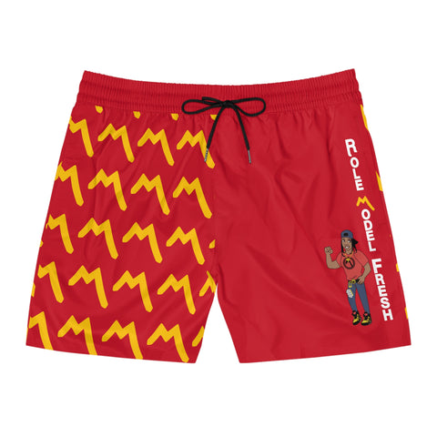 R〽️F  Mid-Length Swim Shorts