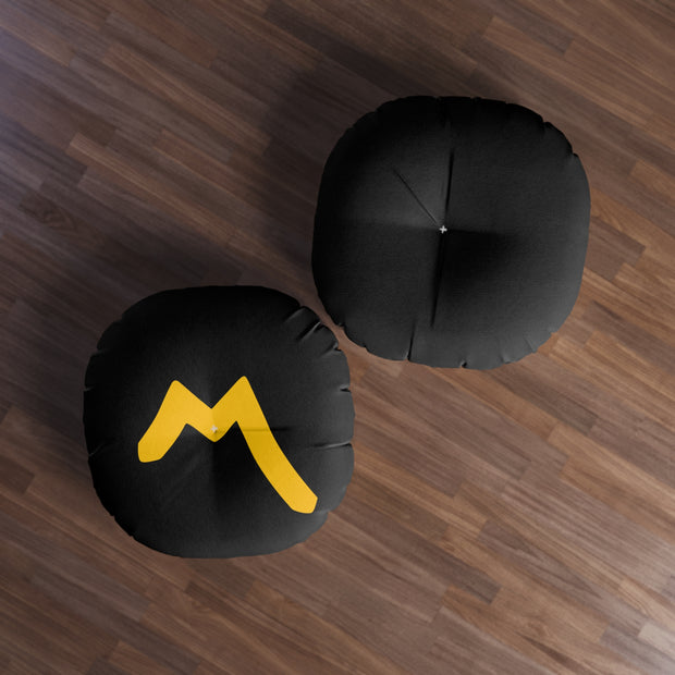 R〽️F Tufted Floor Pillow, Round