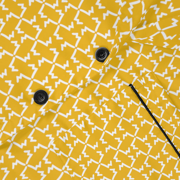 R〽️F Women's Icon Satin Yellow Pajamas