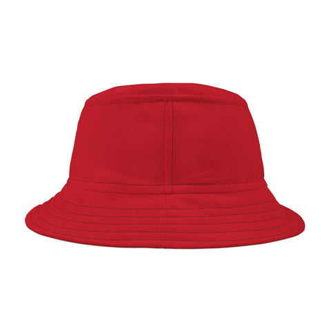R〽️F Bucket Hat Dark Red