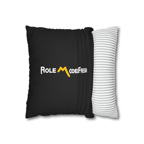 R〽️F Spun Polyester Square Pillow Case