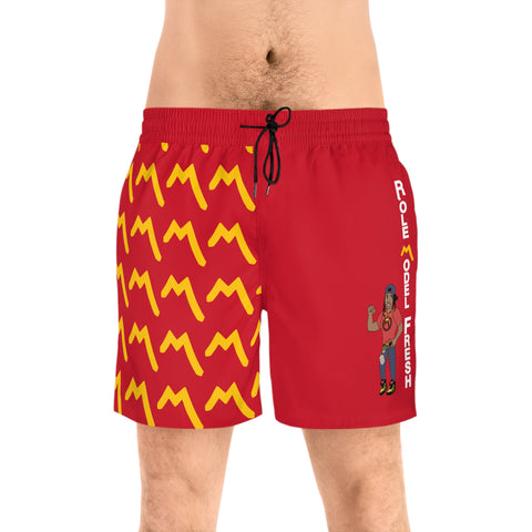 R〽️F  Mid-Length Swim Shorts
