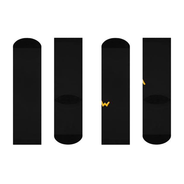 R〽️F Black 〽️Crew Socks