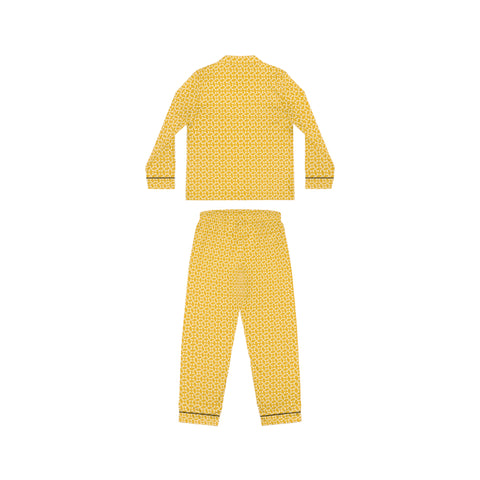 R〽️F Women's Icon Satin Yellow Pajamas