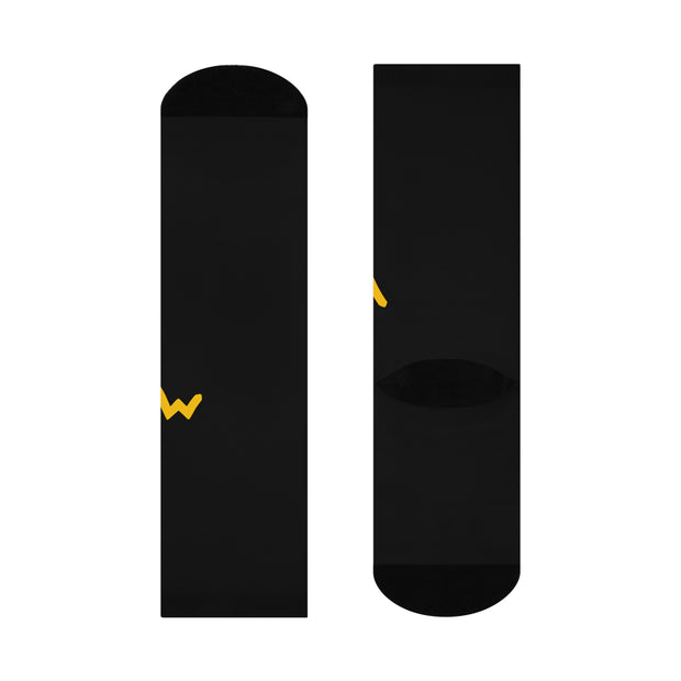 R〽️F Black 〽️Crew Socks