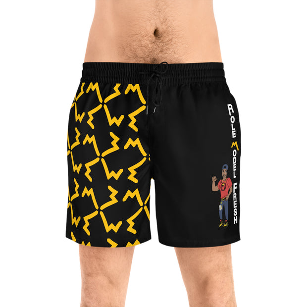 R〽️F  Mid-Length Swim Shorts