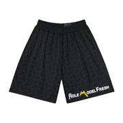 R〽️F Icon Black Sports Shorts