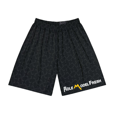 R〽️F Icon Black Sports Shorts