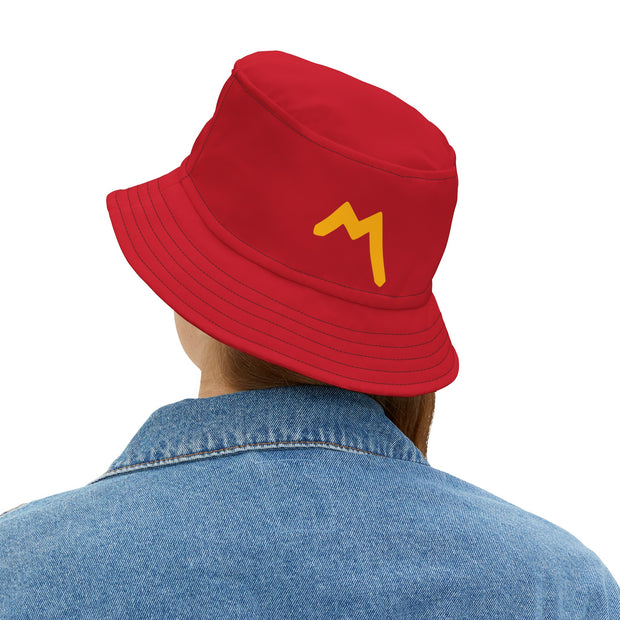 R〽️F Bucket Hat Dark Red