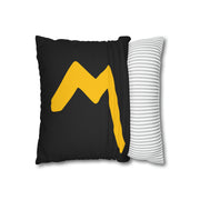 R〽️F Spun Polyester Square Pillow Case