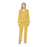 R〽️F Women's Icon Satin Yellow Pajamas