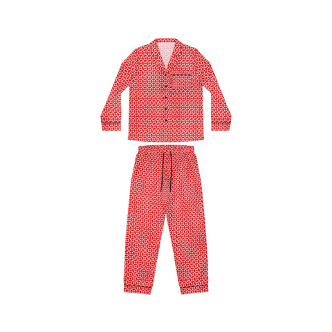 R〽️F Women's Icon Satin Red Pajamas