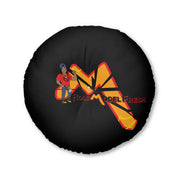 R〽️F Tufted Floor Pillow, Round